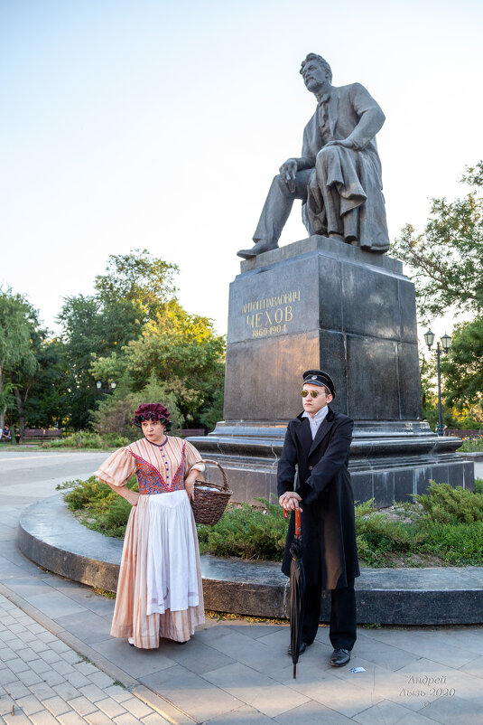 Прогулка по Таганрогу с Чеховскими героями - Андрей Lyz