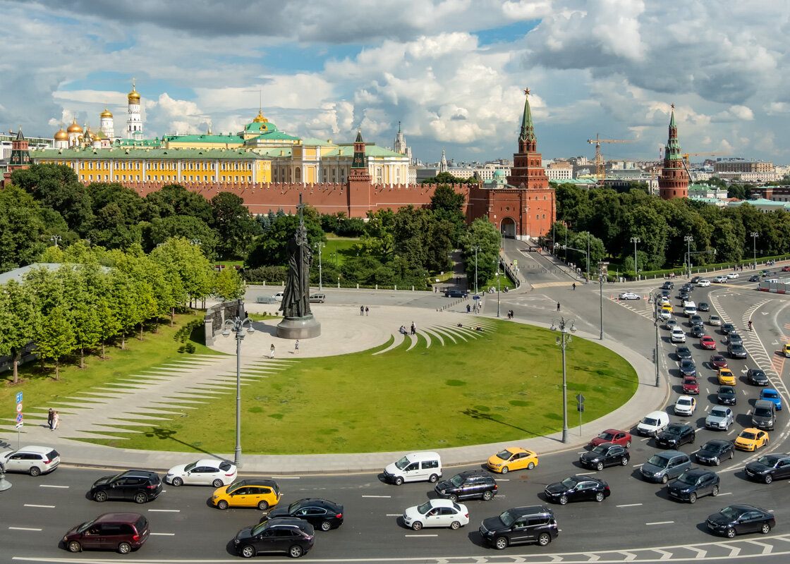 Москва. Виды из Дома Пашкова на Москву. - Надежда Лаптева