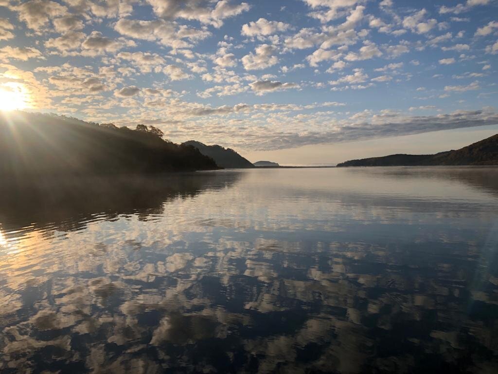 Восход солнца над озером Вилюй - Дмитрий Андрусенко