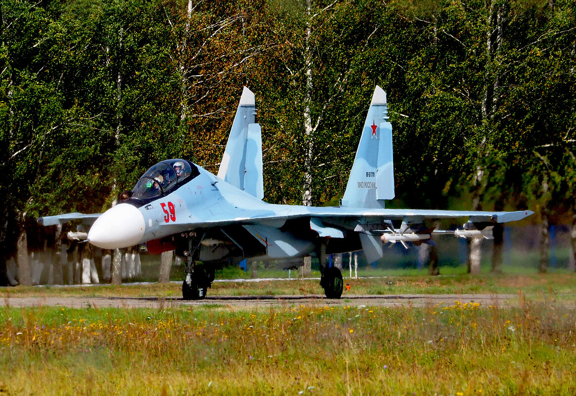 Су-35С рулит на взлёт) - Анастасия Косякова