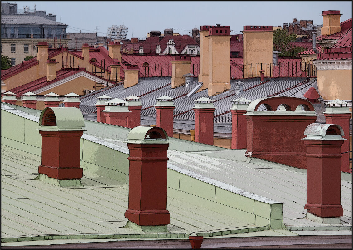 Крыши Санкт-Петербурга-2 - Валерий Готлиб