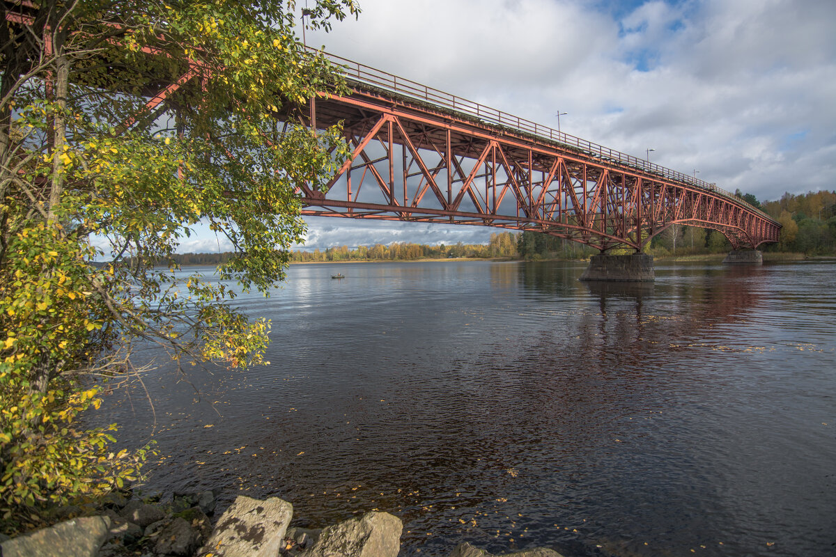 Старый финский мост через Вуоксу - Наталья Левина