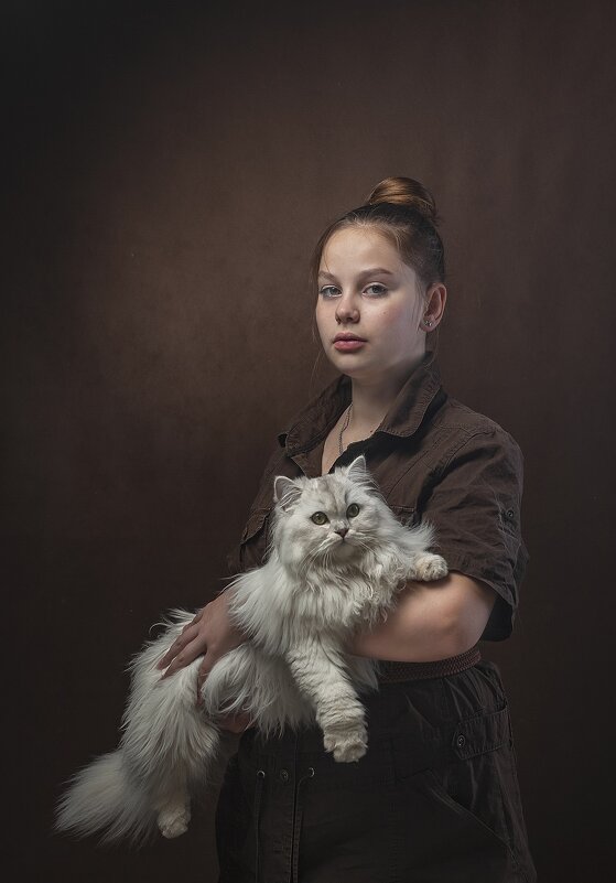 Девочка с кошкой - Алексей Кошелев