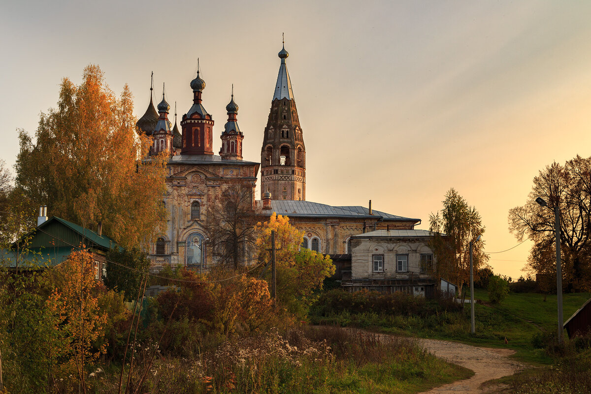 Закат в селе Парское - Galina 