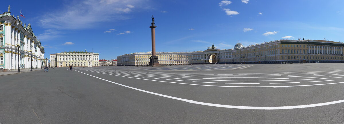 Панорама Дворцовой площади. Самоизоляция.. - Харис 