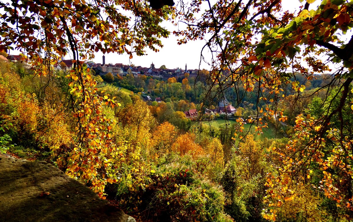 Золотая осень в  Ротенбурге  на Таубере - backareva.irina Бакарева