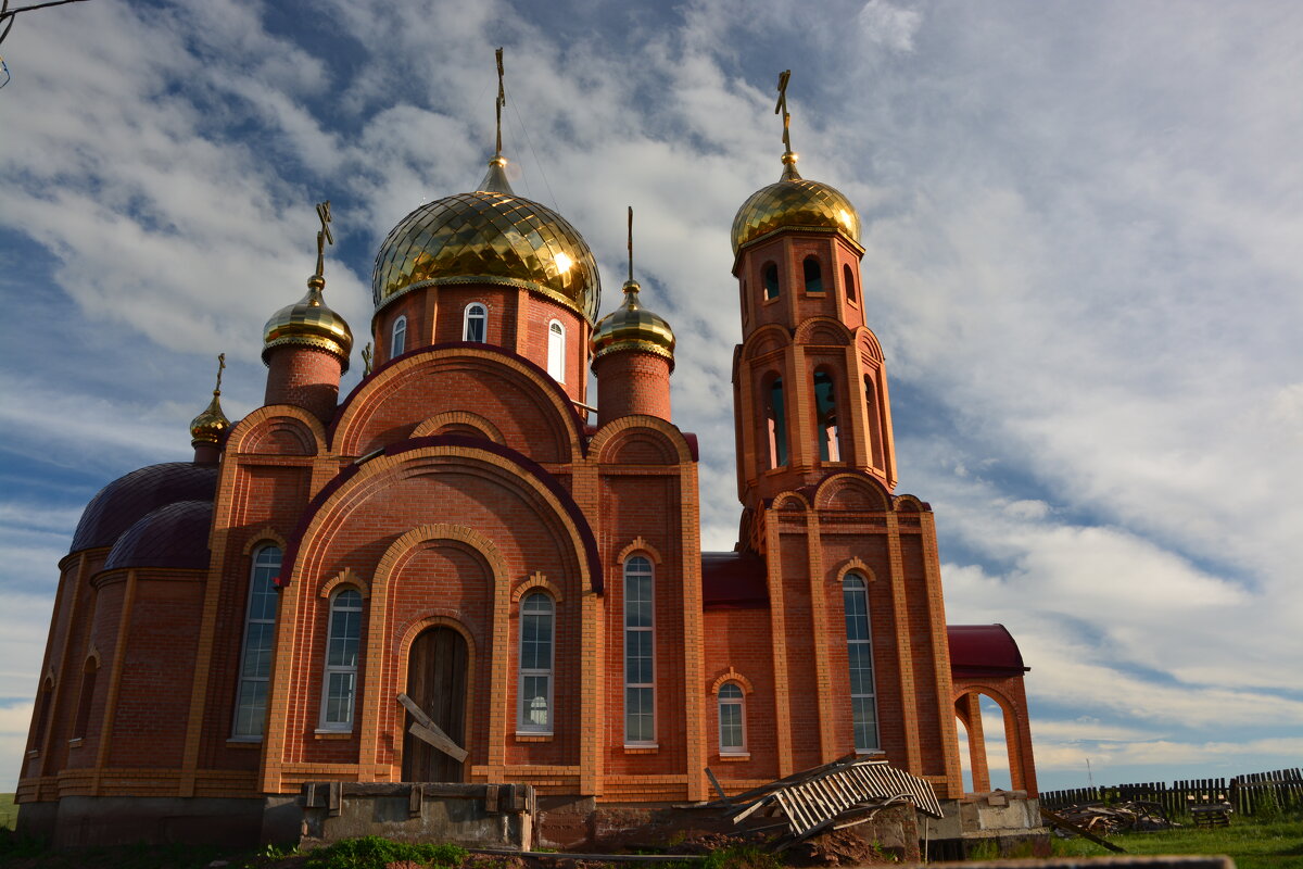 Храм в Хакасии, посёлок Жемчужный - Светлана Грызлова