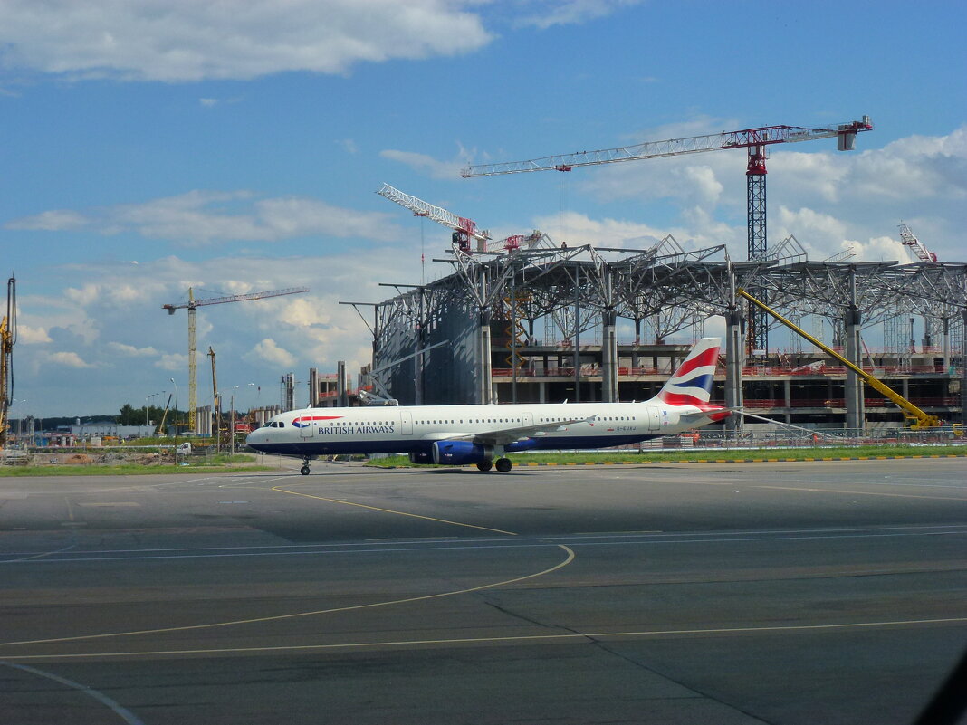 Строительство нового аэровокзала Пулково и А 321 (2012г) - Alexey YakovLev