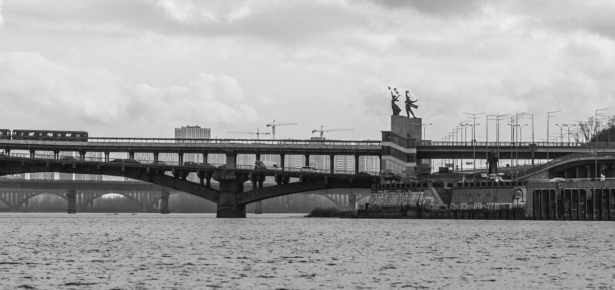 Киев, мост Днепр - Олег 