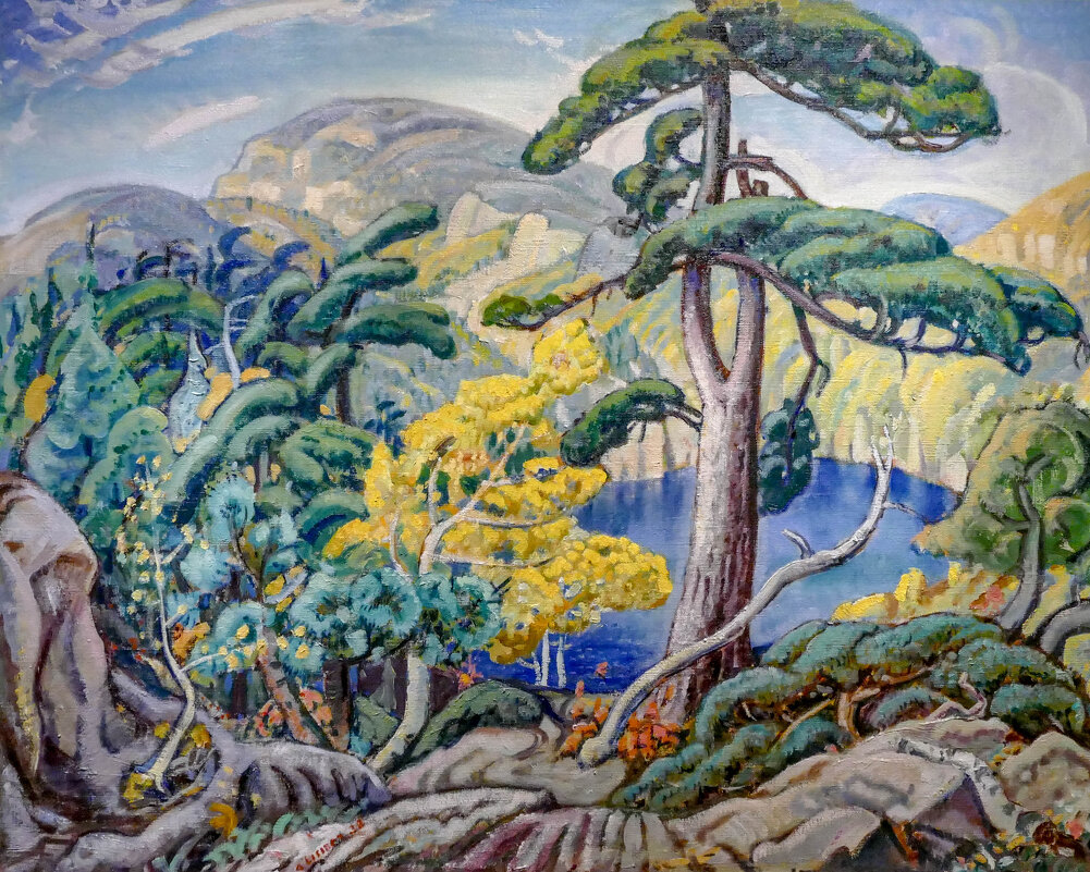 Картина "Bright Land" канадского художника A.Lismer (1885-1969). - Юрий Поляков
