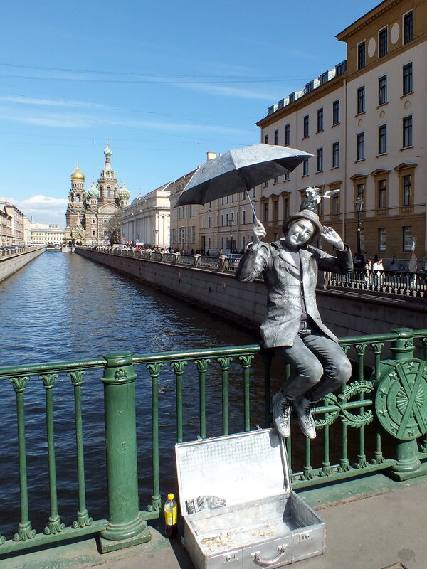 Живая статуя - Николай 