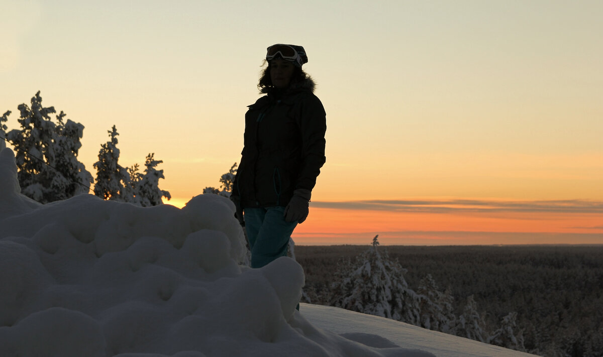 На закате дня - skijumper Иванов
