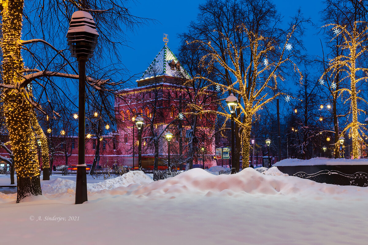 Нижегородский Кремль. Вечер - Александр Синдерёв