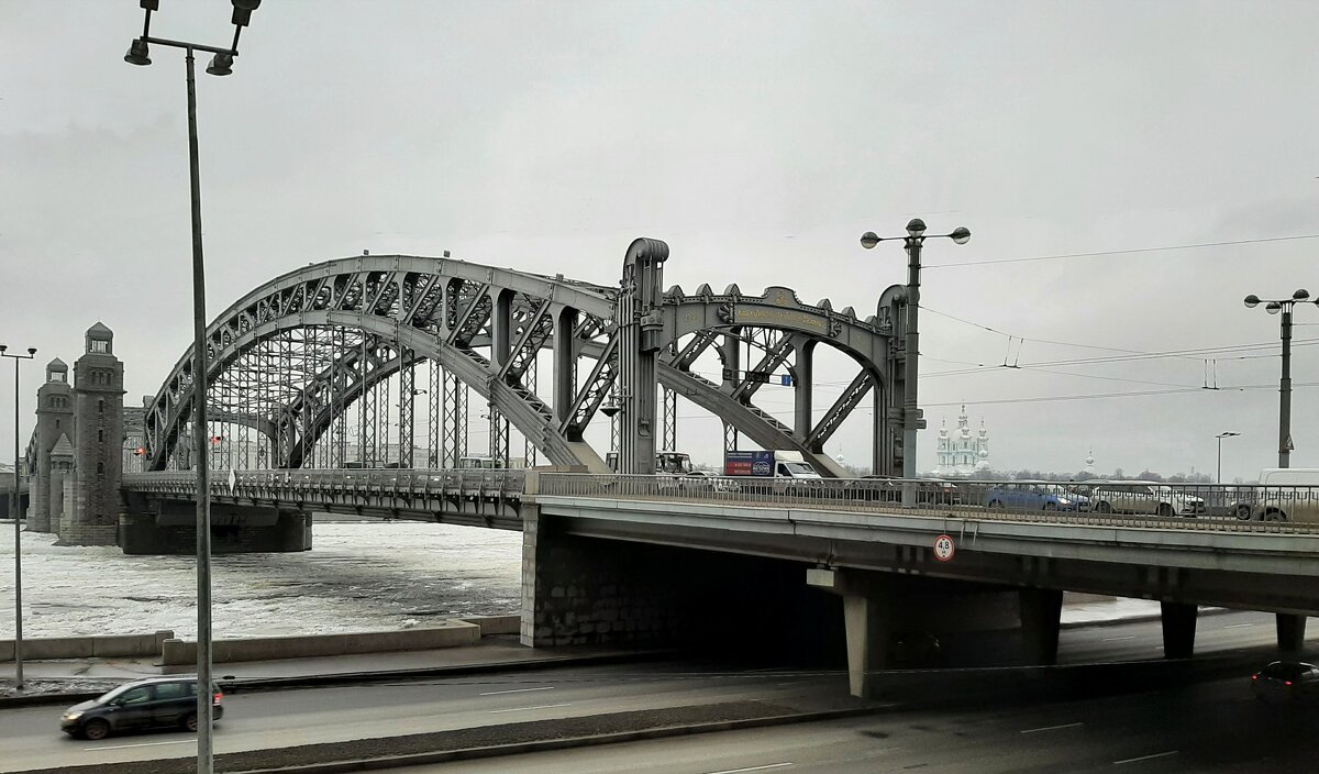 Большеохтинский мост, связавший Малую Охту с центральной частью Петербурга - Елена Павлова (Смолова)
