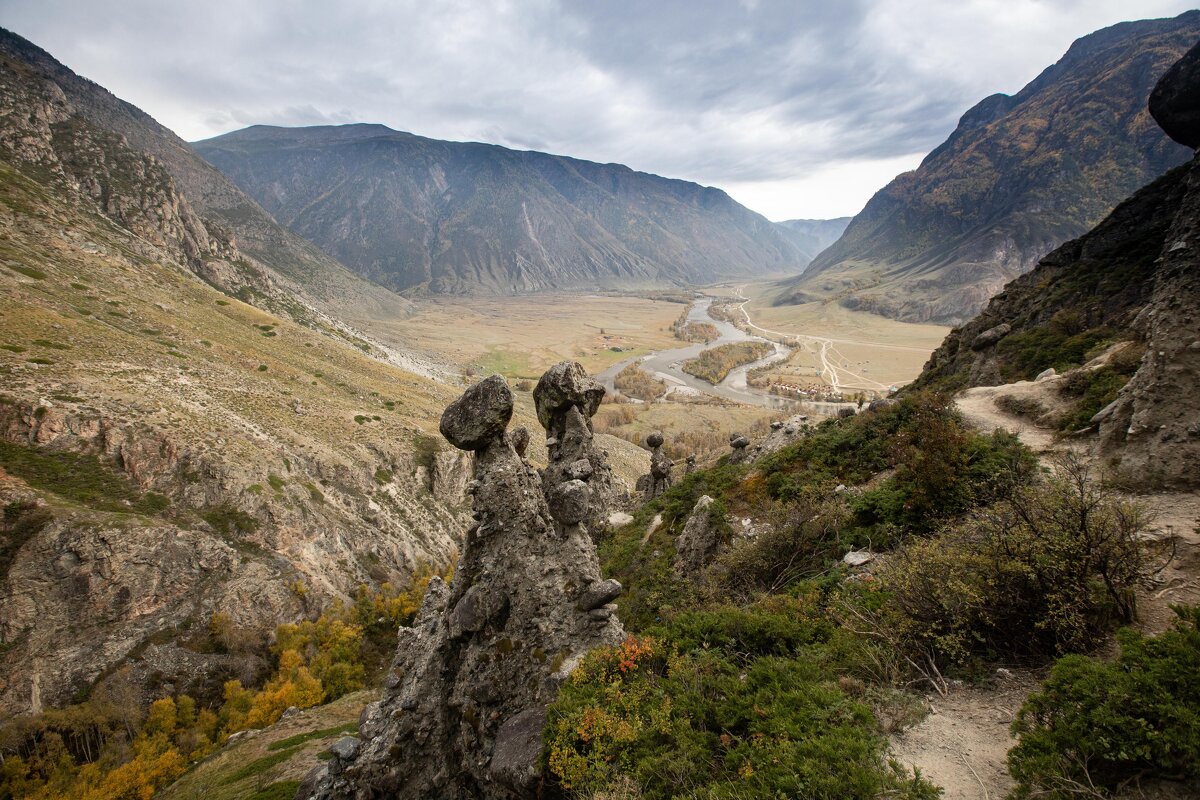 Долина реки Челумшан С "Каменных грибов" - Геннадий Мельников