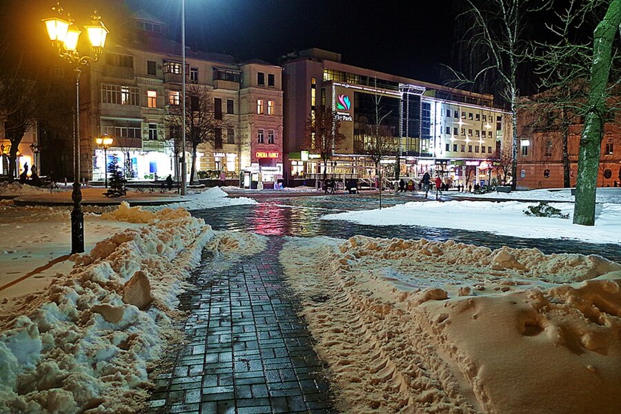 снег в парке - юрий иванов 