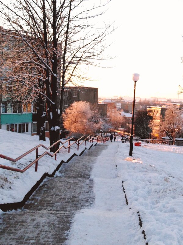 Зимняя улица - Maryana Petrova