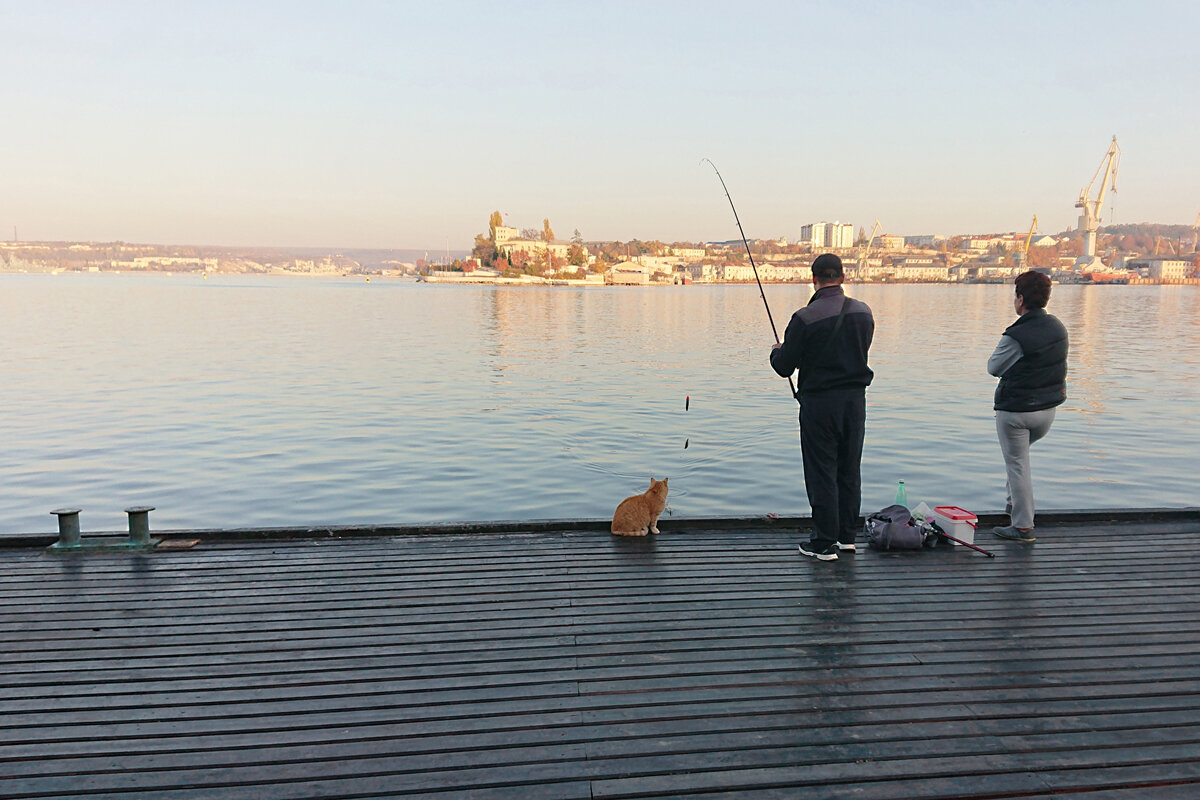 на рыбалке - # fotooxota