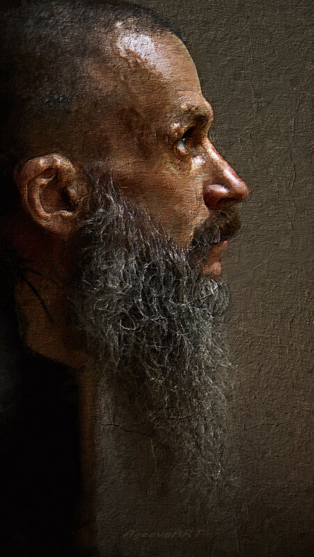 Портрет мужчины с бородой. - Дина Агеева