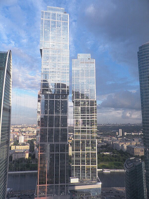 Вид на Москву со смотровой площадки башни Федерация. 39 этаж. - Галина 