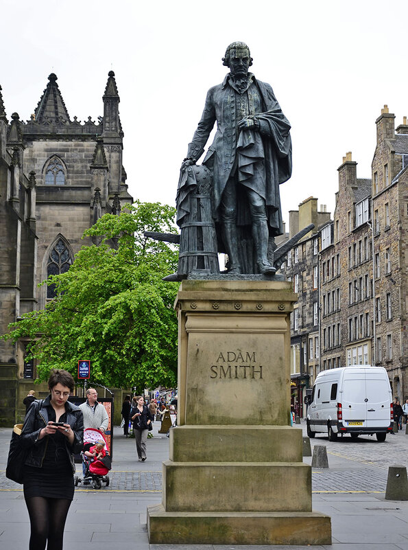 Памятник Адаму Смиту в Эдинбурге - Тамара Бедай 