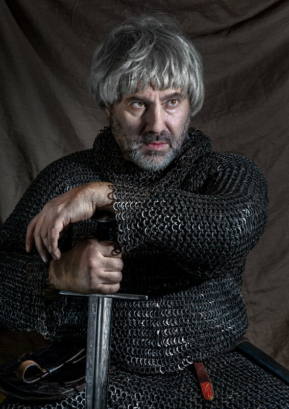 Портрет в образе норманнского рыцаря XI века - Евгений Печенин