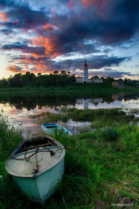 вечер на берегу реки Сухона - Андрей Нестеренко
