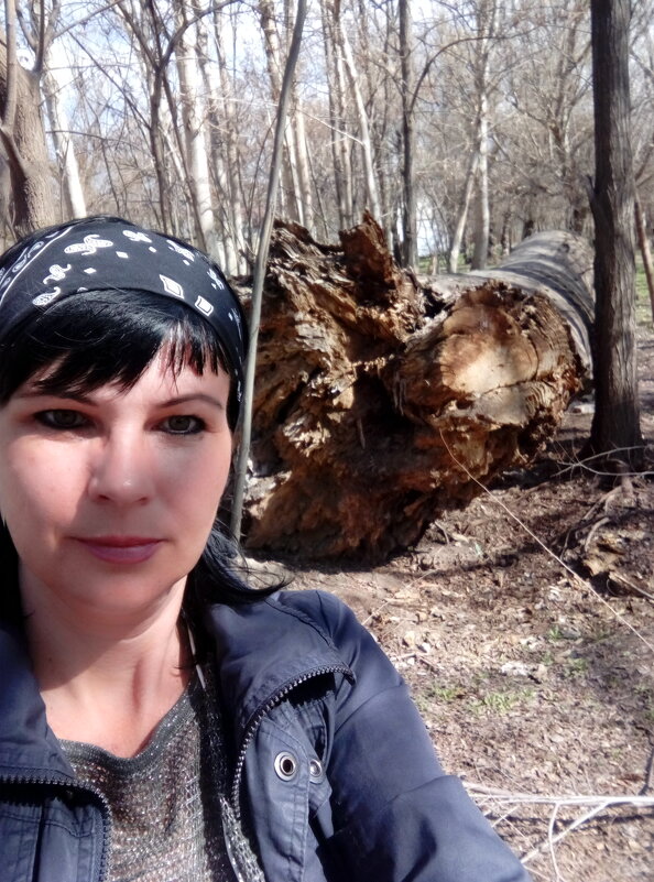 Стволу этого дерева где то 70 лет - Юлия Степанова