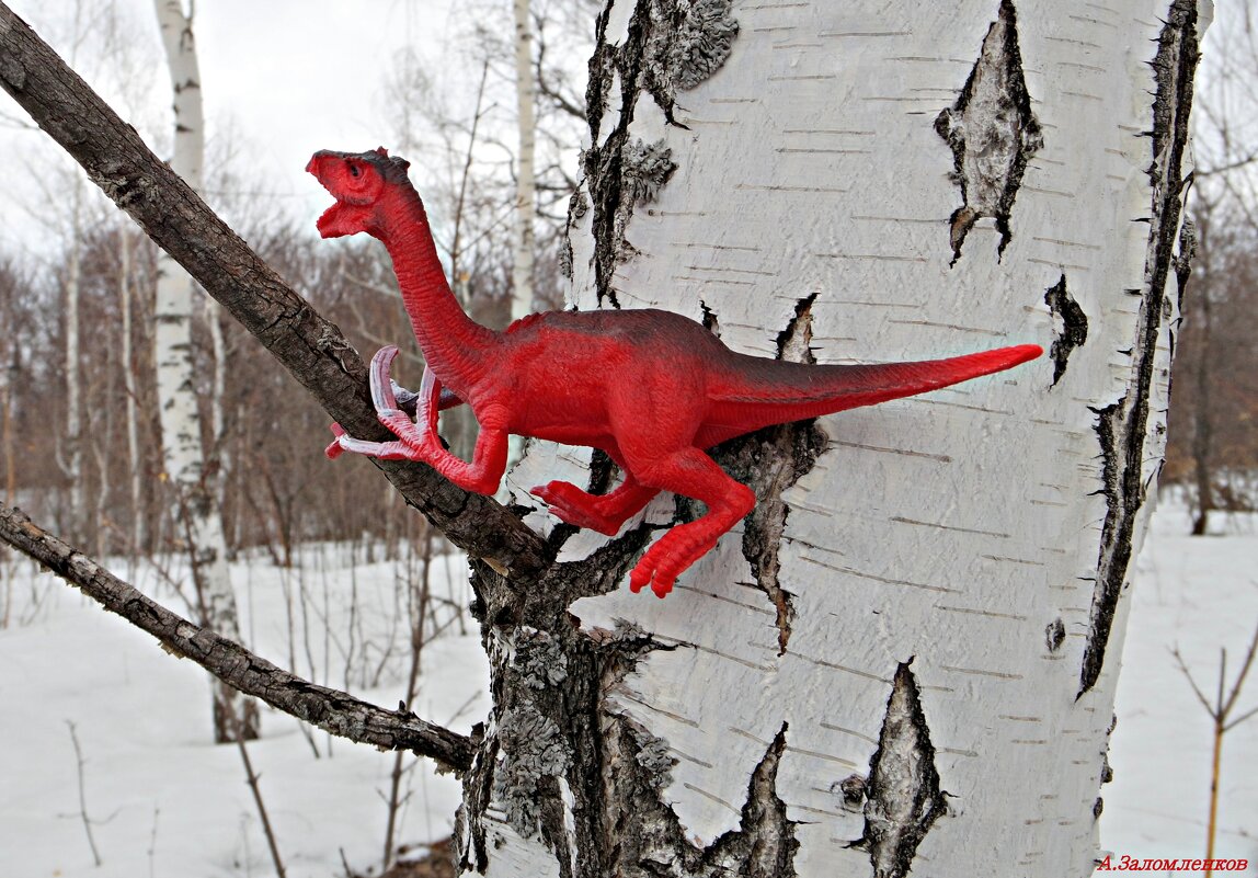 Апрель... Появились первые, пока ещё робкие скворцезавры... :-) - Андрей Заломленков