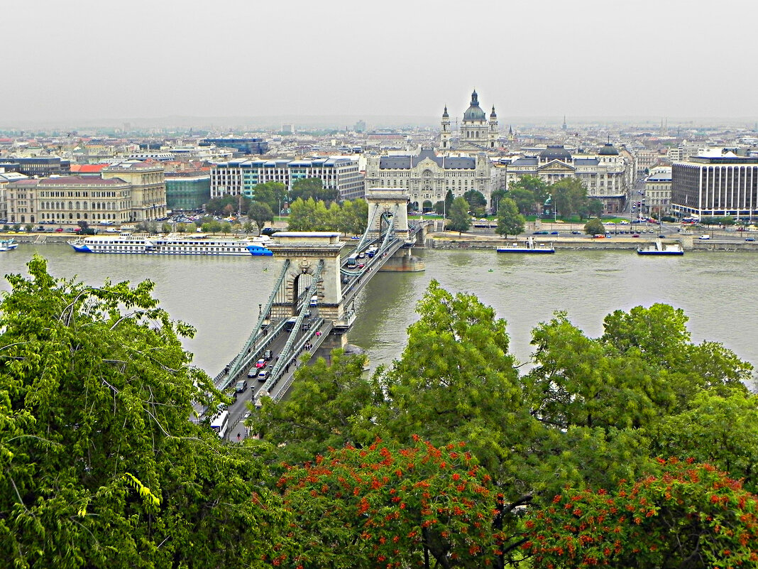 Будапешт .Панорама с горы Геллерт . - Светлана Хращевская