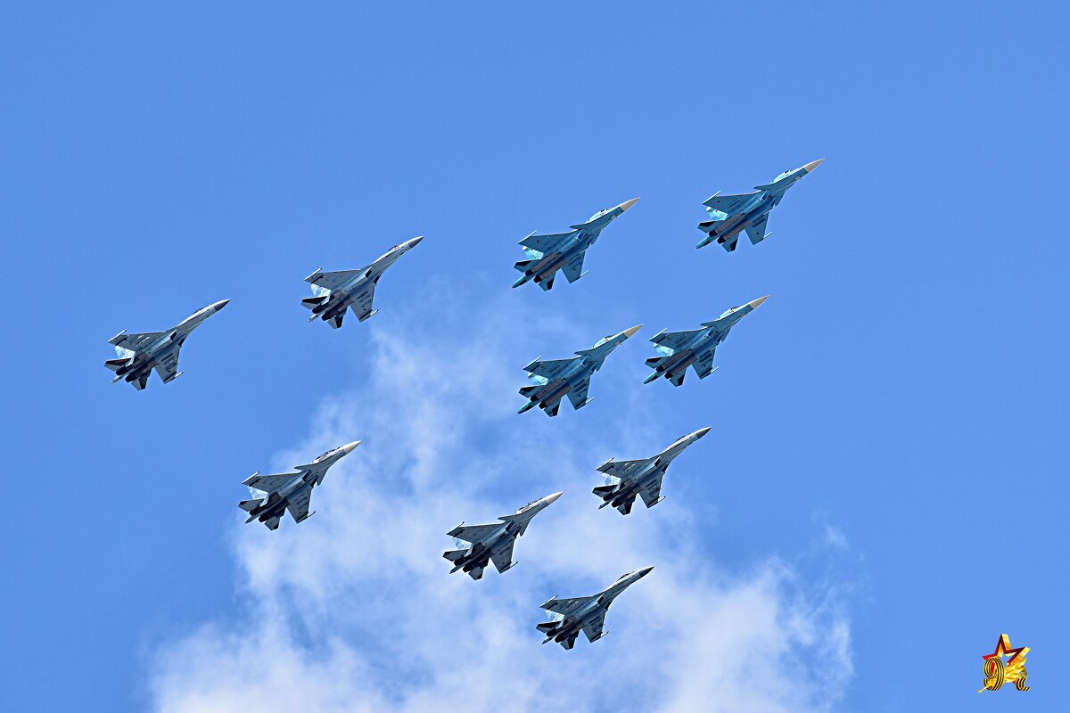 «Русские Витязи» на Су-30СМ. - Татьяна Помогалова