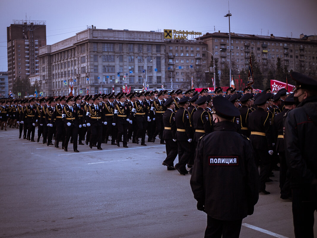 Репетиция парада Победы. Новосибирск, 7 мая - Елена Берсенёва
