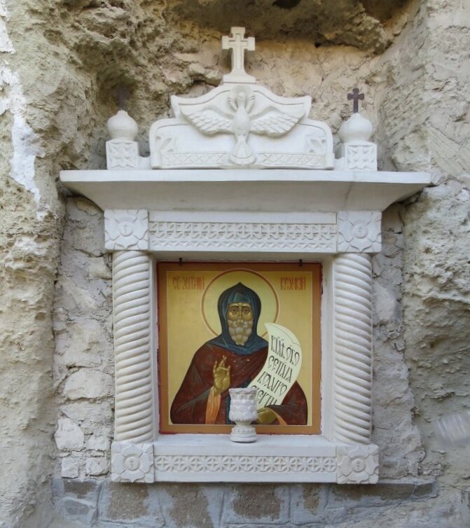 Икона в Пещерном монастыре - Вера Щукина
