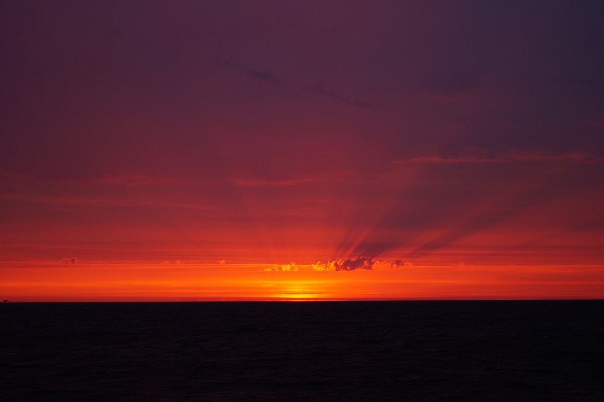 Красный закат над Ладогой - Gal` ka