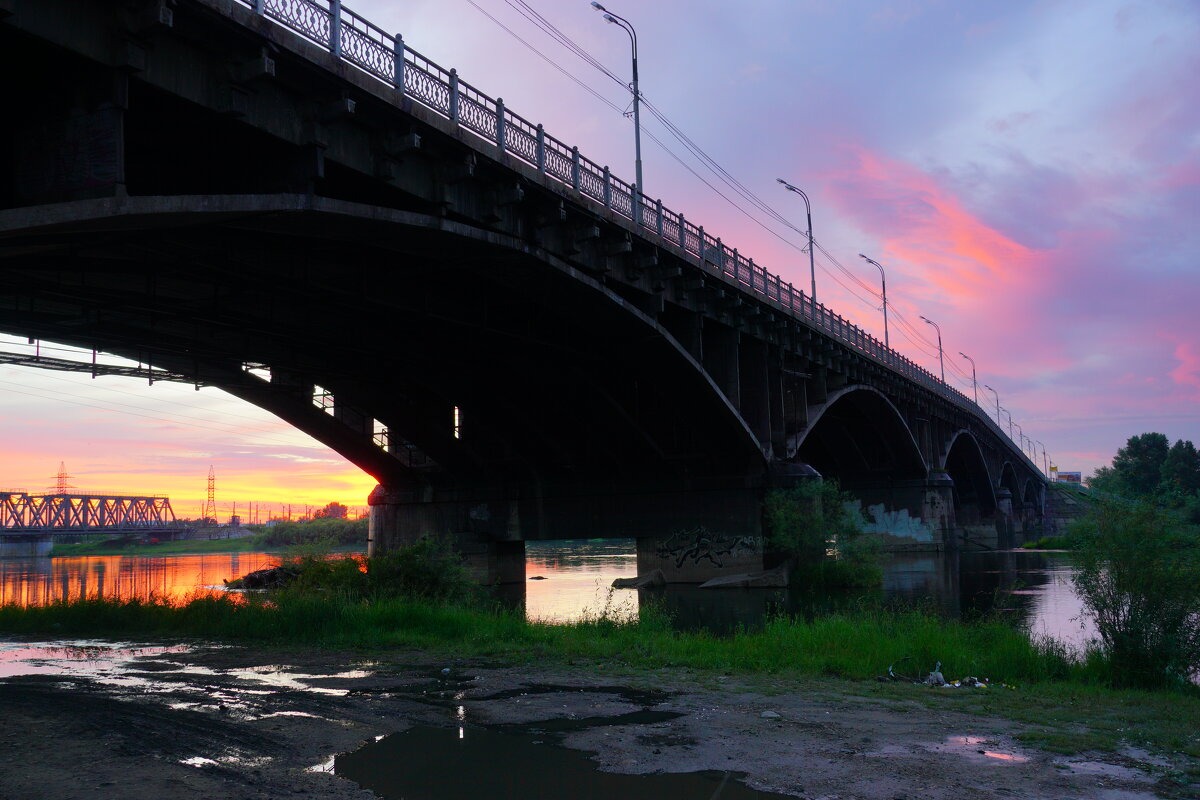 Иркутный мост. Второй вариант. - Nikolay Svetin