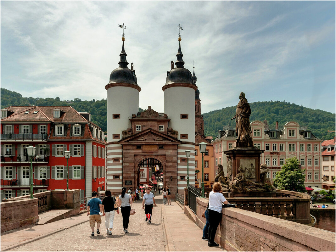 Ворота Старого моста /Хaйдельберг, нем. Heidelberg—город в Германии/ - Bo Nik