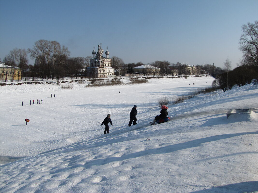 Зимой на реке Вологда - ИРЭН@ .
