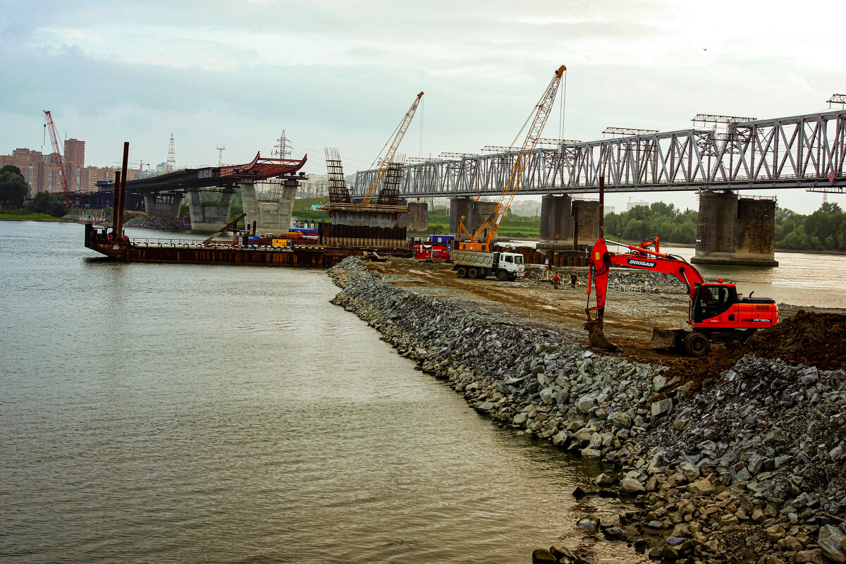Строительство четвёртого моста через Обь - Сергей Царёв