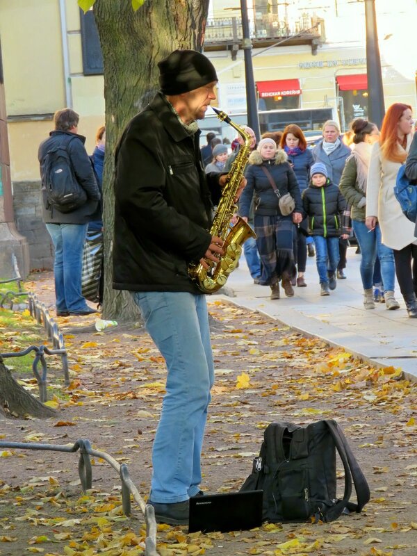 уличный музыкант в Санкт-Петербурге - Валерия Яскович