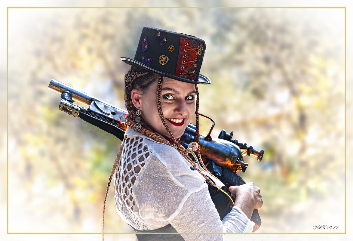 Steampunk with a revolver-II - Shmual & Vika Retro