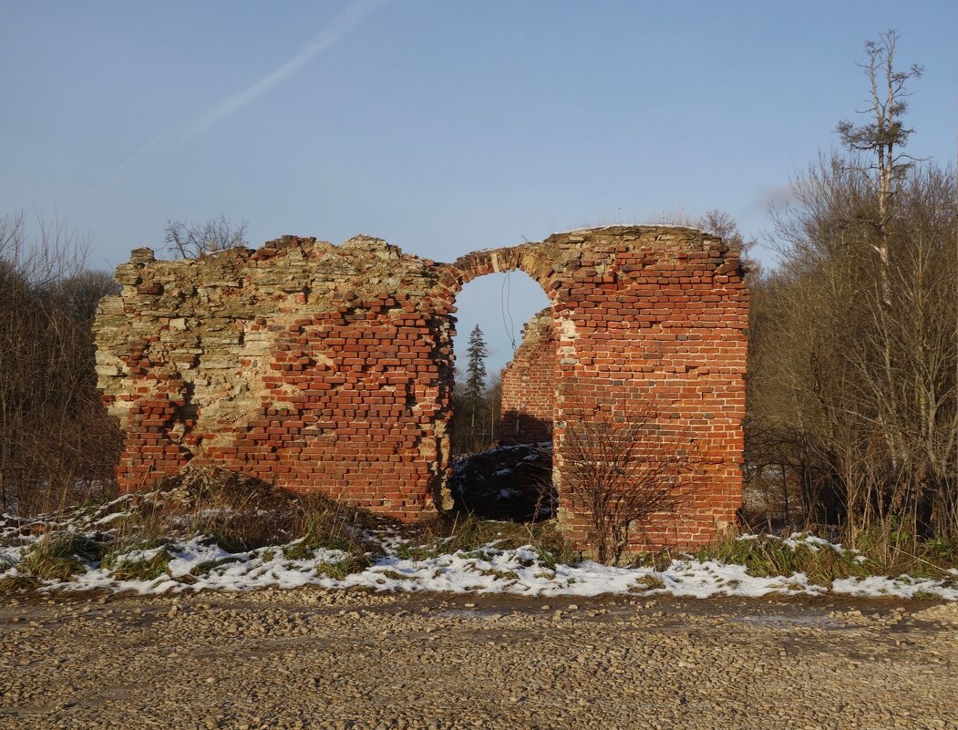 руины в деревне Гостилицы - Елена 