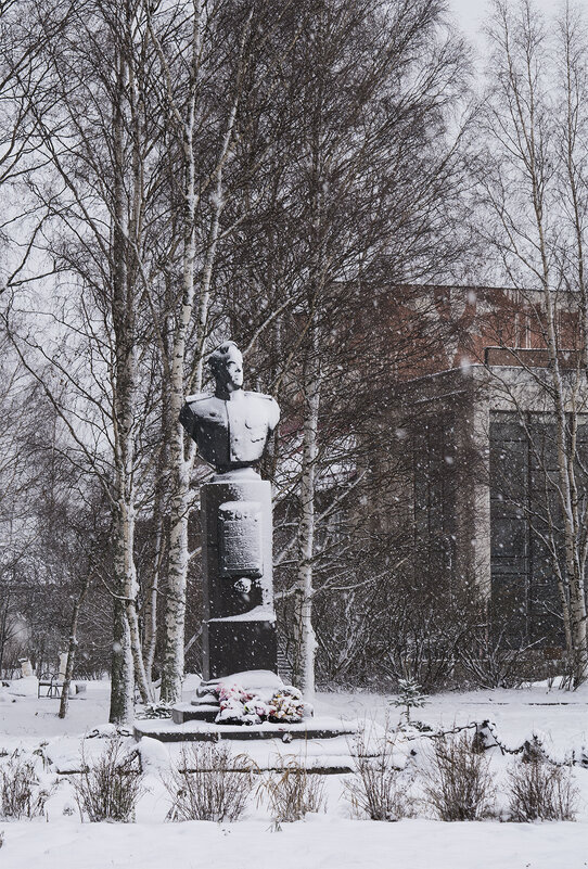 Памятник А.О.Шабалину на одноименной площади в городе Онега. - Марина Никулина