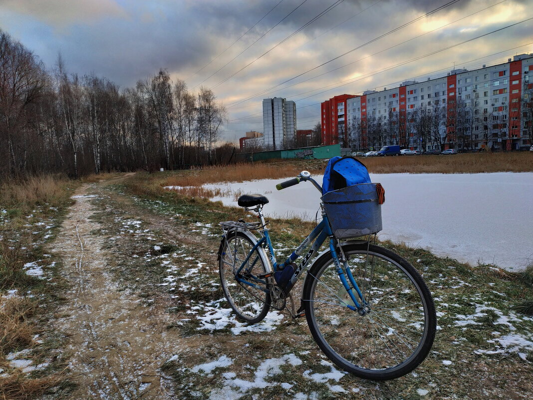 История одной вело-фото-сессии. Мои пруды встали; зима что-ли? - Андрей Лукьянов