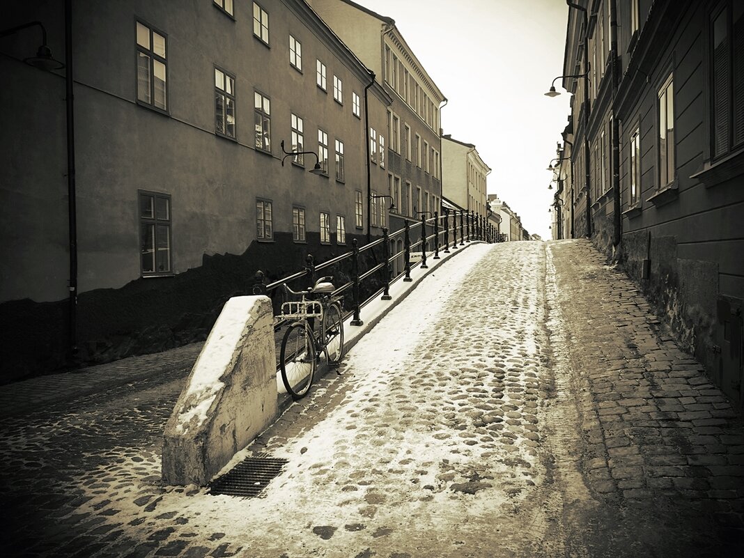 По первому снежку Стокгольм Швеция - wea *