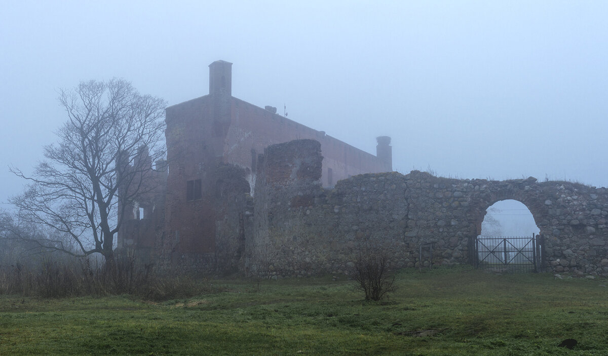 Руины замка Шаакен. Туман. - Павел Дунюшкин