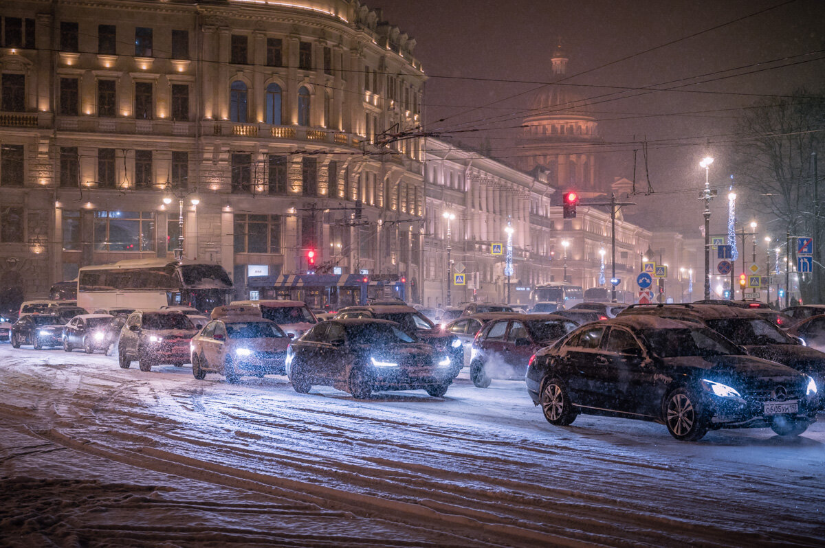 В Петербурге настоящая зима. - Олег Бабурин