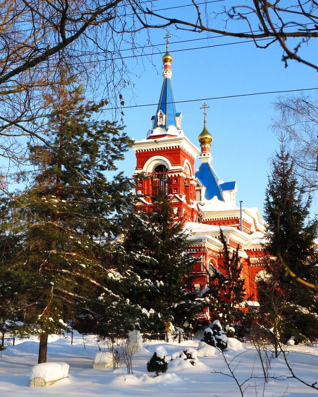 Церковь в зимний день - Андрей Снегерёв