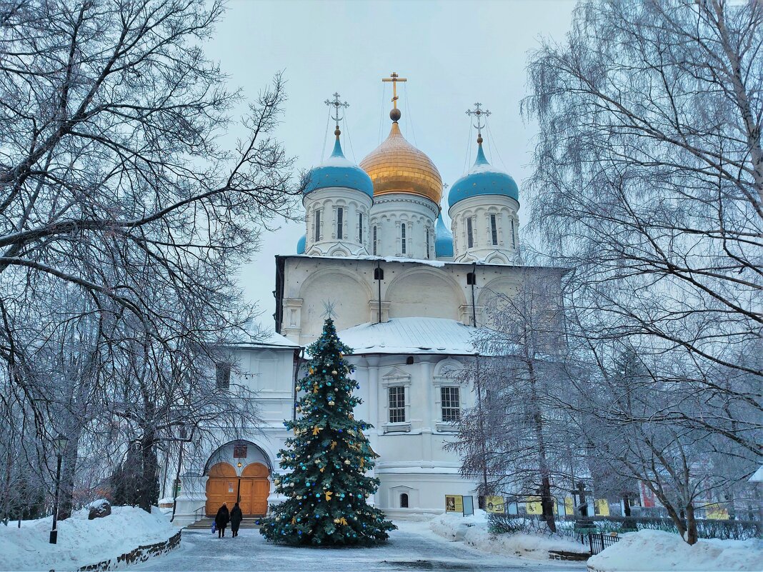 Утро в Новоспасском монастыре ... ( фото с телефона ) - Константин Анисимов