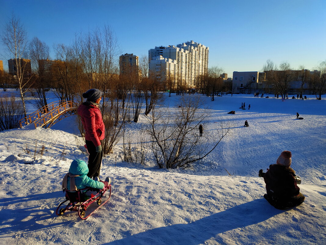 Народ радуется зиме и Рождеству - Андрей Лукьянов