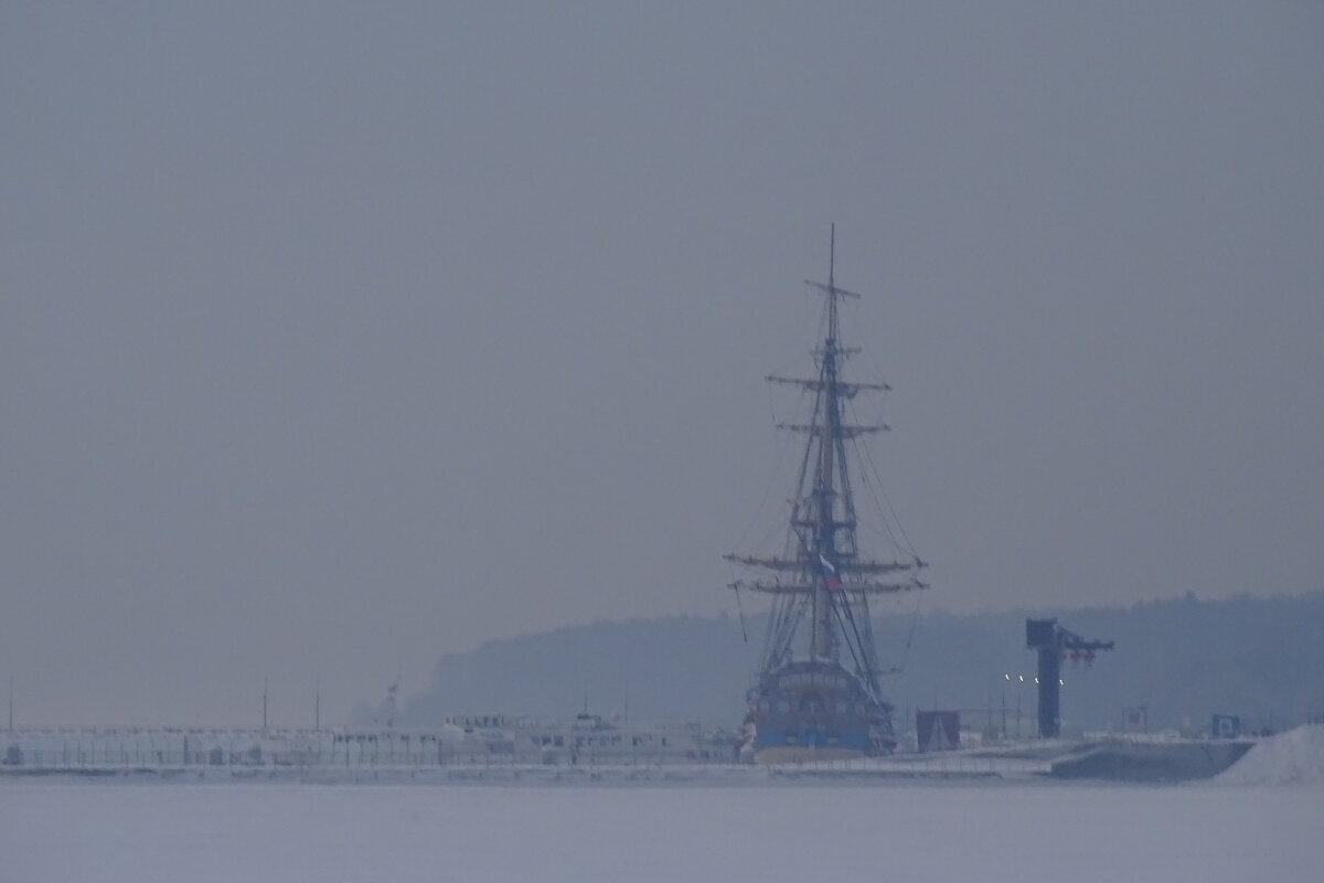 Корабль "Полтава" в тумане и в сильный мороз - Anna-Sabina Anna-Sabina